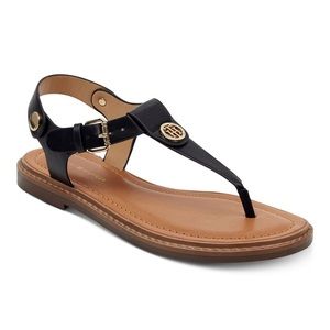 Tommy Hilfiger Sandals - Black size 7